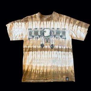 Haus of Hendo Hand Dyed Brown Tie-Dye Short Sleeve Tee